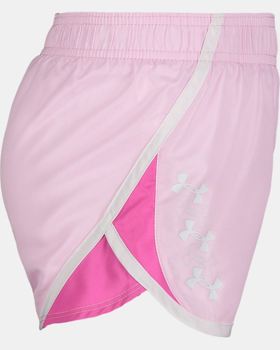 Toddler Girls' UA Fly-By Shorts, Pink, pdpMainDesktop image number 2